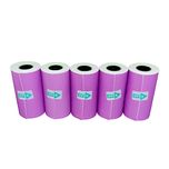 لیبل حرارتی بنفش پایتخت رول مدل LA3Pu بسته 5 عددی
