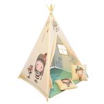 چادر بازی کودک مدل سرخپوستی طرح کودکان سرخپوست کد PT514