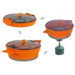 قابلمه تاشو سفری سی تو سامیت مدل X-Pot کد F2023 گنجایش 1.4 لیتر