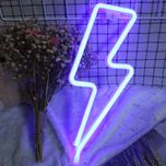 چراغ نئونی دیواری طرح صاعقه