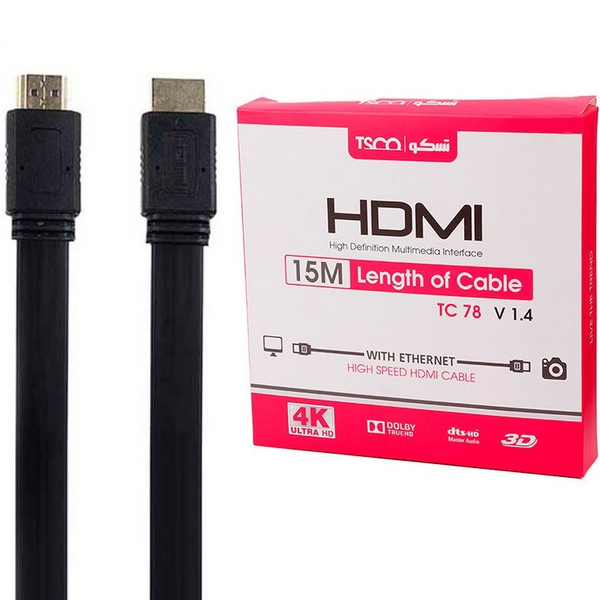 کابل HDMI تسکو مدل TC 78 طول 15 متر