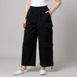 شلوار زنانه مدل کارگو شیش جیب