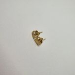 گوشواره دخترانه مدل میخی طرح دو قلب