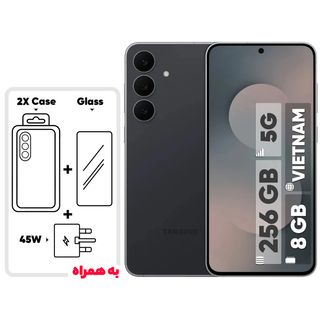 گوشی موبایل سامسونگ مدل Galaxy S25 FE دو سیم کارت ظرفیت 256 گیگابایت و رم 8 گیگابایت - ویتنام - به همراه شارژر 45 وات سامسونگ، 2