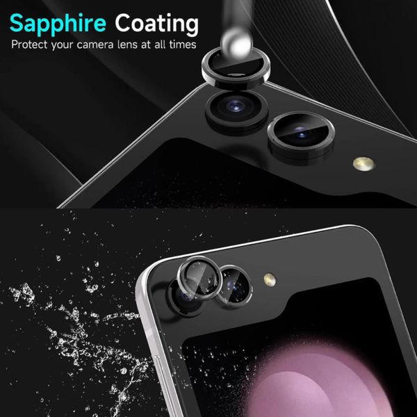 محافظ لنز دوربین فلزی مدل LENS FILM مناسب برای گوشی موبایل سامسونگ Samsung Galaxy Z filip 6