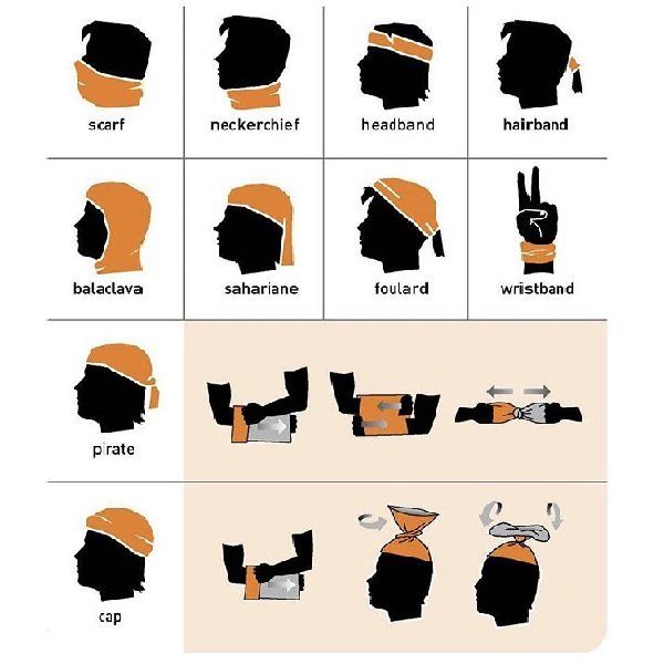 دستمال سر و گردن ویند اکستریم مدل SKETCH 2021