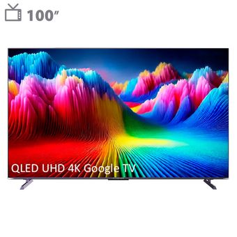 تلویزیون 100 اینچ ایکس ویژن کیو ال ای دی هوشمند مدل 100X25
