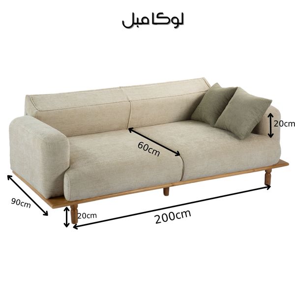 مبل تختخواب شو هشت نفره لوکا مبل مدل آتن
