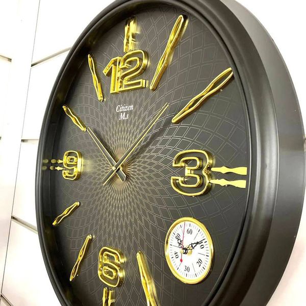 ساعت دیواری سیتی زن طرح هاشور کد ms