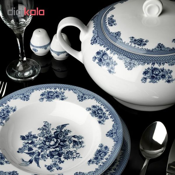 سرویس غذاخوری 28 پارچه چینی زرین ایران سری ایتالیااف مدل Florance 2 درجه عالی