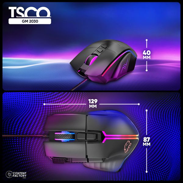 ماوس مخصوص بازی تسکو مدل GM 2030