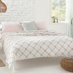 روتختی دو نفره انگلیش هوم مدل Rose Chain سایز 220x200 سانتیمتر