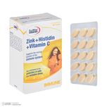 کپسول زینک، ویتامین سی و هیستیدین رویوویتال - 395 میلی گرم بسته 60 عددی