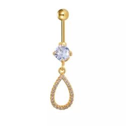 پیرسینگ ناف نگین دار اتریشی