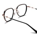 فریم عینک طبی چند ضلعی مدل TJ816C01P81 مناسب برای صورت گرد و بیضی