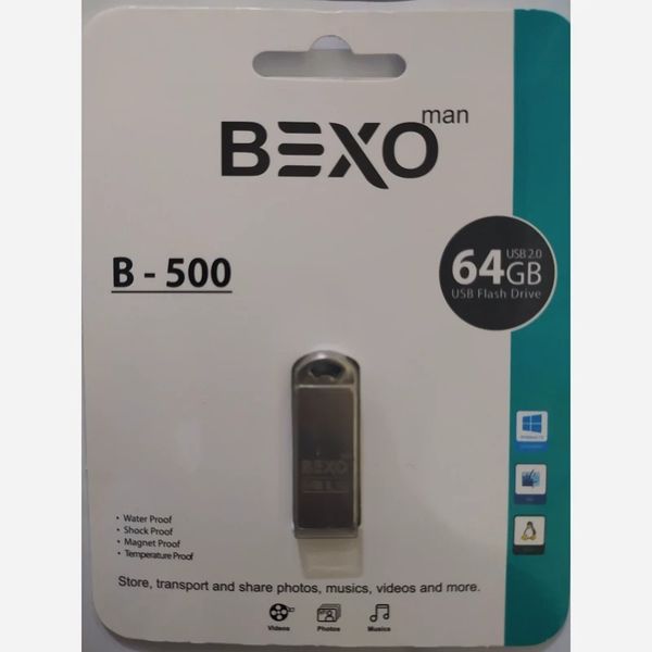 فلش مموری بکسو مدل B-500 ظرفیت 64 گیگابایت