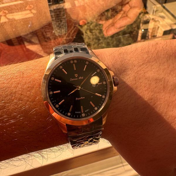 ساعت مچی عقربهای کوارتز مردانه سوئیس آرت مدل ANT620006BK0401