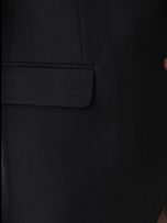 کت فاستونی مشکی (دو دکمه قهوه ای)  c236