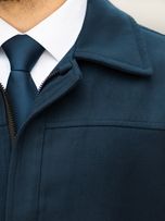 کاپشن فوتر سرمه ای کارلوتی کد j203