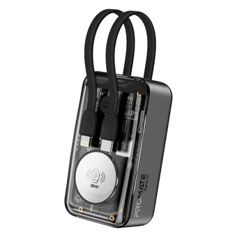 پاوربانک پرومیت مدل MAVRIX ظرفیت 10000 میلی آمپر ساعت با گارانتی شرکتی