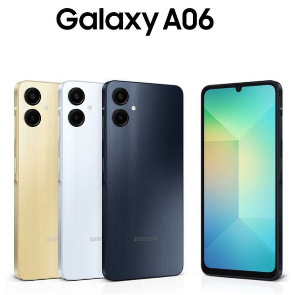 گوشی موبایل سامسونگ مدل Galaxy A06 5G دو سیم کارت 128 گیگابایت و رم 6 گیگابایت به همراه شارژر 25 وات سامسونگ