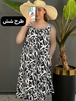 پیراهن نخی چیندار 1104