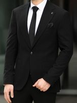 کت مشکی  تک دکمه کدc227