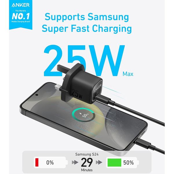 شارژر دیواری 25 وات انکر مدل A2656