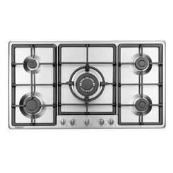 اجاق گاز صفحهای پنج شعله استیل البرز مدل 5952i