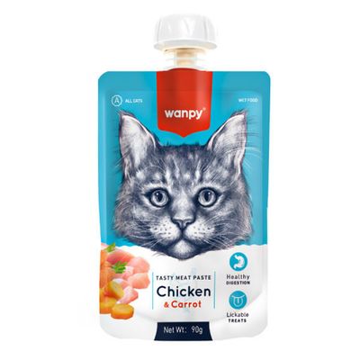 پودینگ گربه  ونپی مدل مرغ و هویج وزن 90 گرم