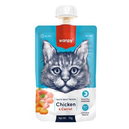 پودینگ گربه  ونپی مدل مرغ و هویج وزن 90 گرم