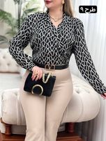 شومیز الیزه یقه انگلیسی 3025
