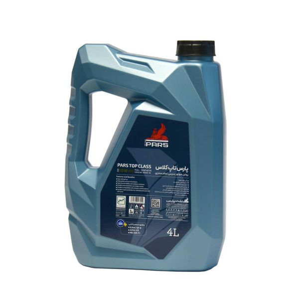 روغن موتور خودرو پارس تاپ کلاس مدل 10W-40 حجم 4 لیتر