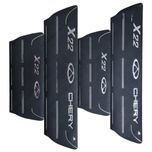 برچسب پارکابی خودرو امیران اسپرت طرح چرم کد 2025067 مناسب برای X22 مجموعه 4 عددی