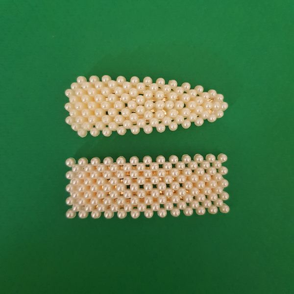 گیره مو زنانه مدل مستطیل بسته 2 عددی*671