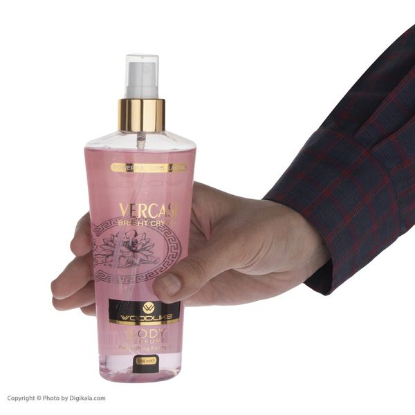 بادی اسپلش زنانه وودلایک مدل Vercase حجم 250 میلی لیتر