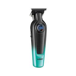 ماشین اصلاح موی سر و صورت شارژی وی جی ار مدل V-996 با تیغه سرامیک و تیتانیوم پیشرفته، باتری لیتیوم یون 2000 میلی‌آمپر، سرعت موتو