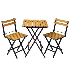 میز و صندلی تاشو سفری دکومرآت مدل ژینا بسته 3 عددی