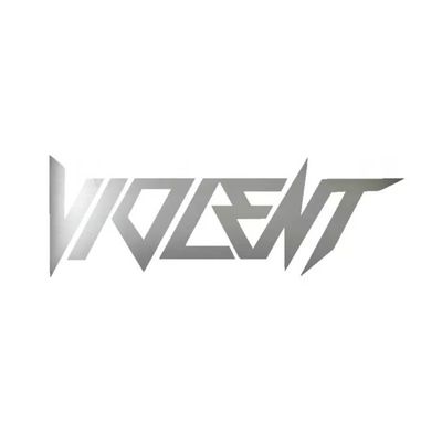 برچسب شیشه خودرو طرح VIOLENT کد Sv003N