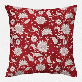 کاور کوسن مدل  گل دو رو طرح دار کد 1402116