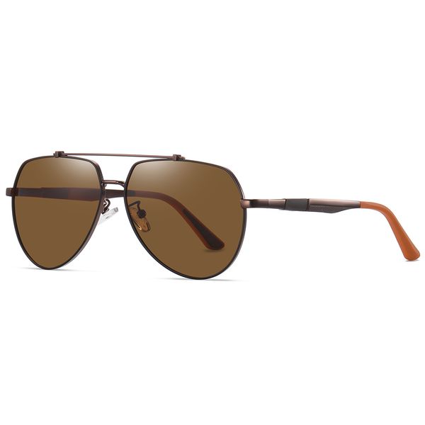 عینک آفتابی خلبانی مردانه آلبرت وگ مدل 6322C108P112 Polarized Avantgarde Visionary