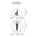 چادر اضطراری پکینیو مدل F2022