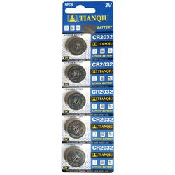 باتری سکه ای تیانکیو مدل CR2032 بسته 10 عددی