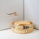 النگو طلا 18 عیار زنانه سهی مدل VB71 - سایز 2