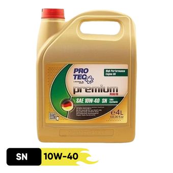 روغن موتور پروتک مدل 10W40 SN فول سینتتیک حجم چهار لیتر