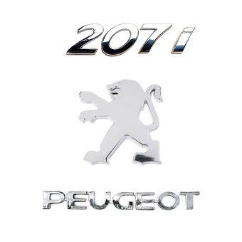 آرم صندوق عقب خودرو قطعه سازان کبیر مدل ARM-207-5584 مناسب برای پژو 207 مجموعه 3 عددی