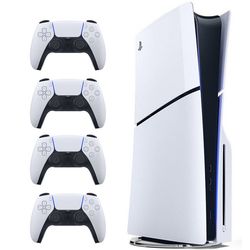 کنسول بازی سونی مدل PlayStation 5 Slim ظرفیت یک ترابایت ریجن 2016A اروپا به همراه دسته اضافی.