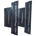 برچسب پارکابی خودرو امیران اسپرت طرح چرم کد 2025060 مناسب برای هونگچی H5 مجموعه 4 عددی