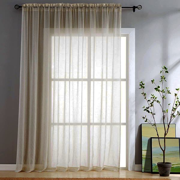 پرده تیکو دکو مدل لیفه حریر کلاسیک سایز 300x280 سانتیمتر /