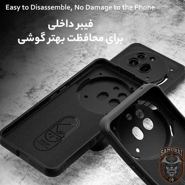 کاور سامورایی مدل Uflax مناسب برای گوشی موبایل ناتینگ Phone 3a Pro